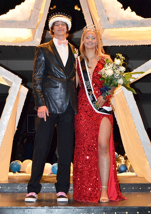 Waukon High School seniors Ethan Kelly (left) and Ava Bossom (right) were selected as the 2024 Waukon High School Prom King and Queen at the annual event held Saturday, April 20. Bossom was selected from a Queen court that also consisted of fellow... <a href="/articles/2024/04/24/waukon-high-school-2024-prom-royalty">+ continue reading</a> 