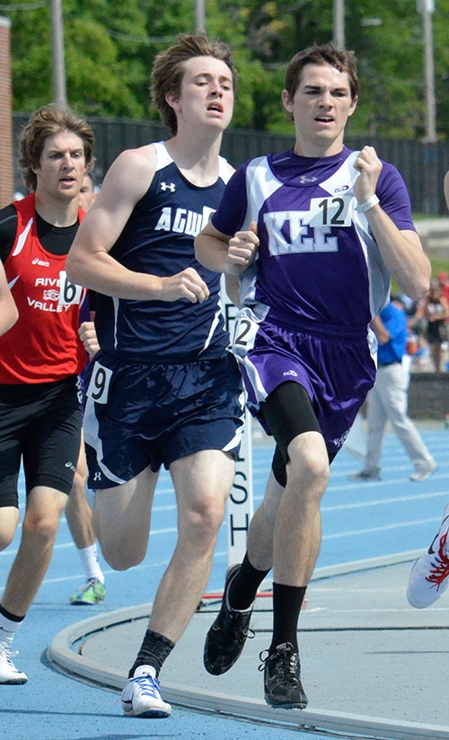 Medal-winning effort in the 800 ...