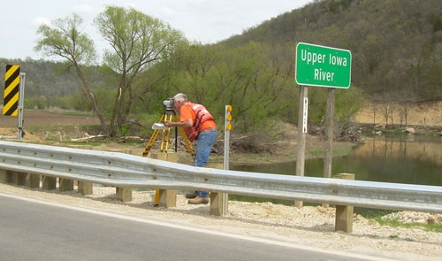 Working to help predict flooding ...