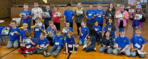 Waukon Cub Scout Pack 64 held its annual Pack Pinewood Derby Saturday, March 9 at the East Elementary School large gymnasium in Waukon. A total of 29 Scouts brought their hand painted and best designed cars to race for Leader of the Pack honors.... <a href="/articles/2024/03/27/waukon-cub-scout-pack-64-holds-annual-pack-pinewood-derby">+ continue reading</a> 