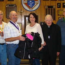 Knights of Columbus makes coat donations ...