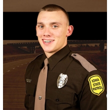 Trooper Konnor Krambeer ...  Photo courtesy of the Iowa State Patrol.