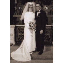 Then and now, Jim and Connie Mettille