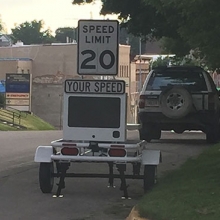 New speed trailer deployed to raise safety awareness ...