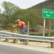 Working to help predict flooding ...